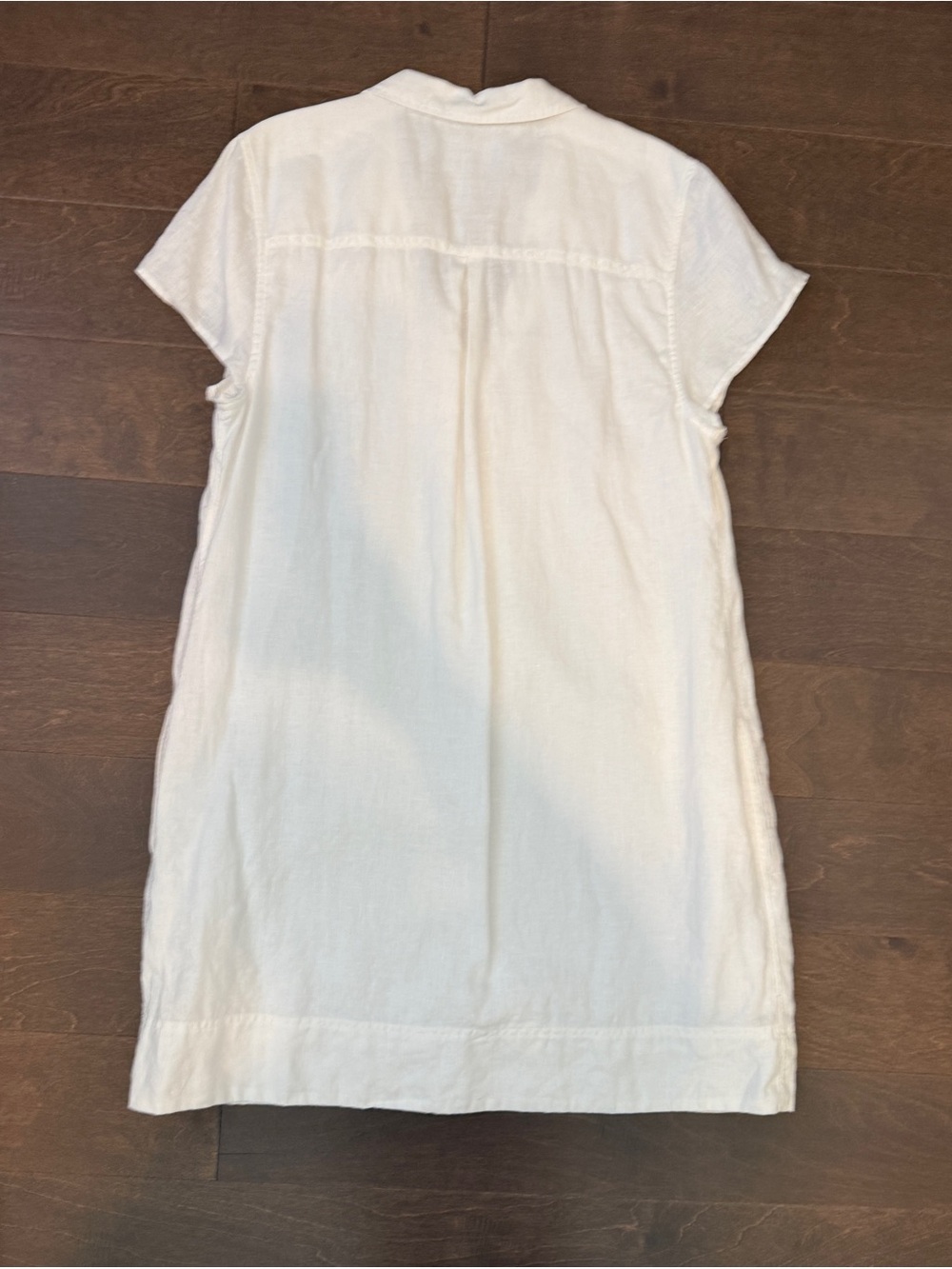 Tommy Bahama Two Palms White Linen V-Neck Lined Dress Pockets Large Excellent - Picture 4 of 8